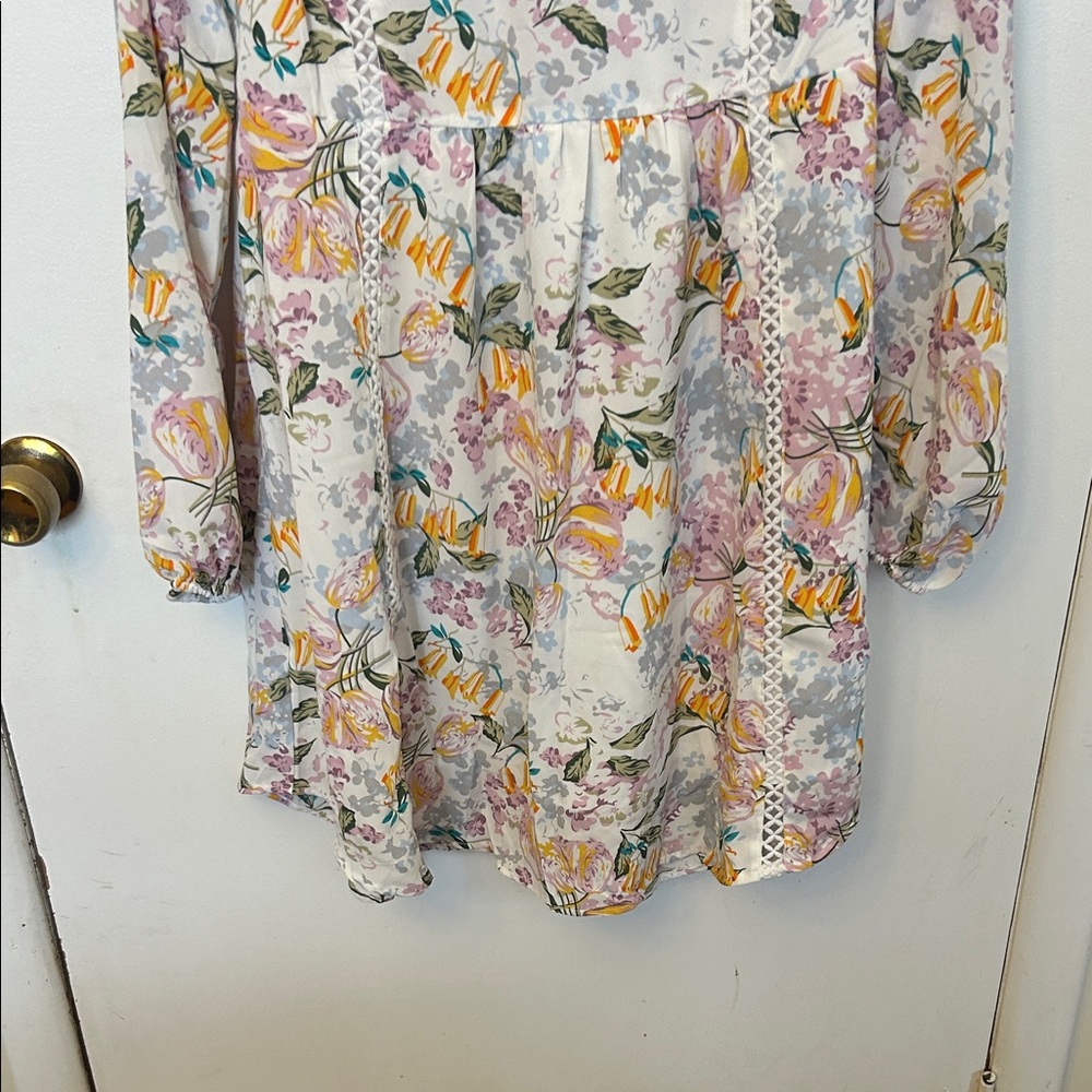 Dokotoo Floral Long Sleeve Dress Small - Picture 3 of 8